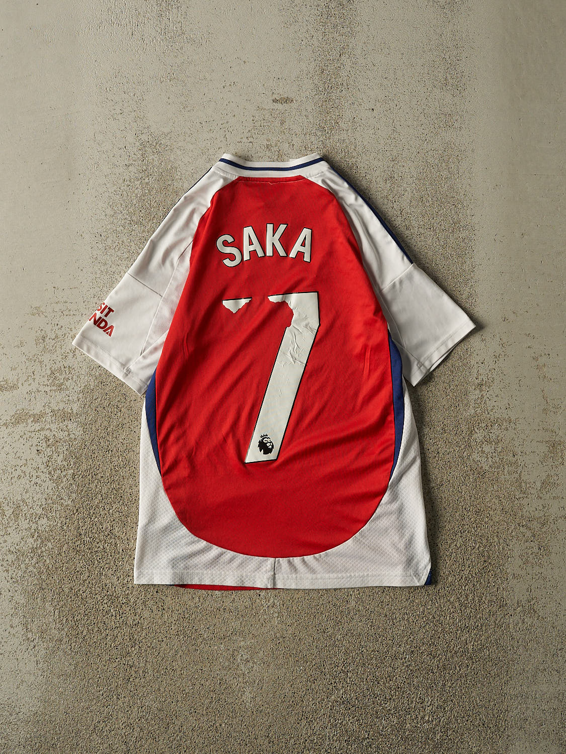 Vintage Y2K Red Arsenal FC #7 Saka Soccer Jersey (XS/S)