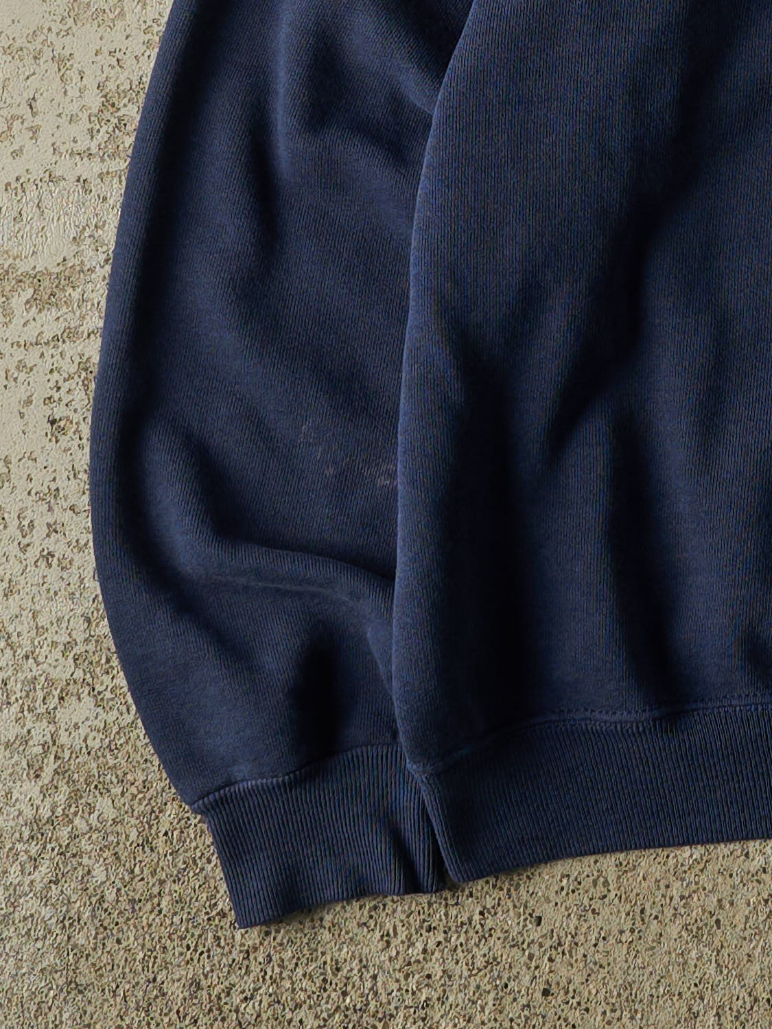 Vintage 80s Navy Blue Blank Crewneck (XS)