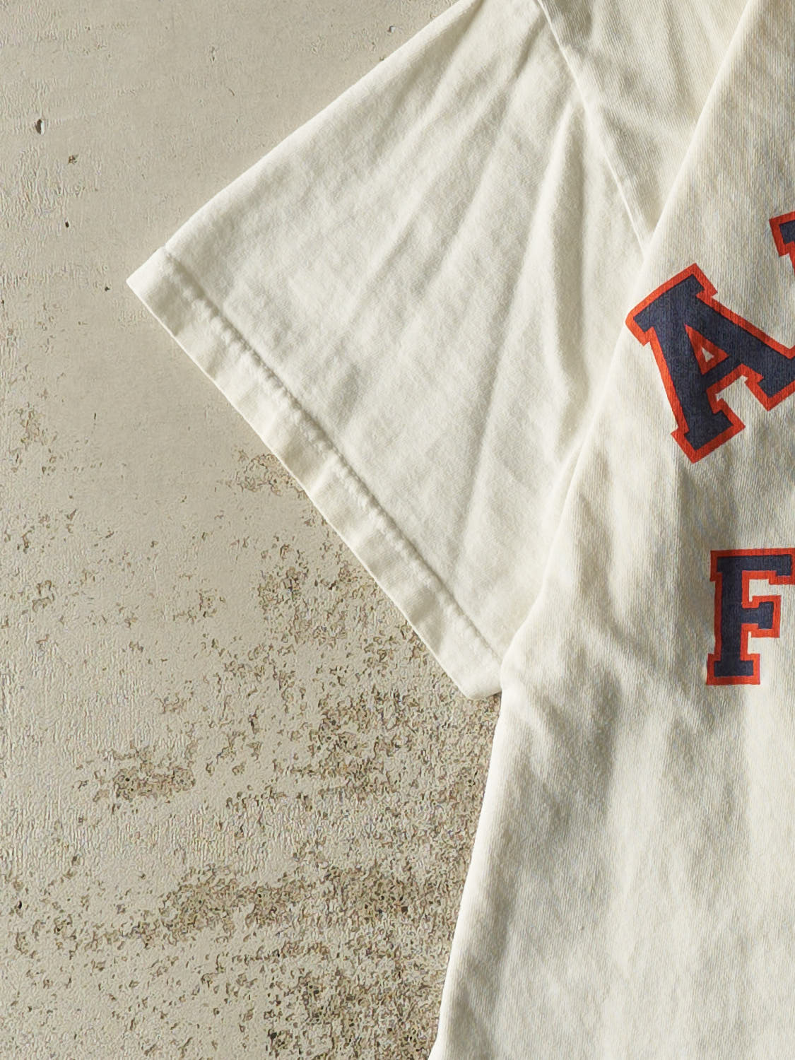 Vintage Y2K Beige Auburn Football Tee (M/L)