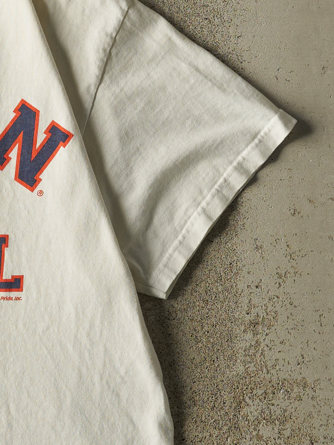 Vintage Y2K Beige Auburn Football Tee (M/L)