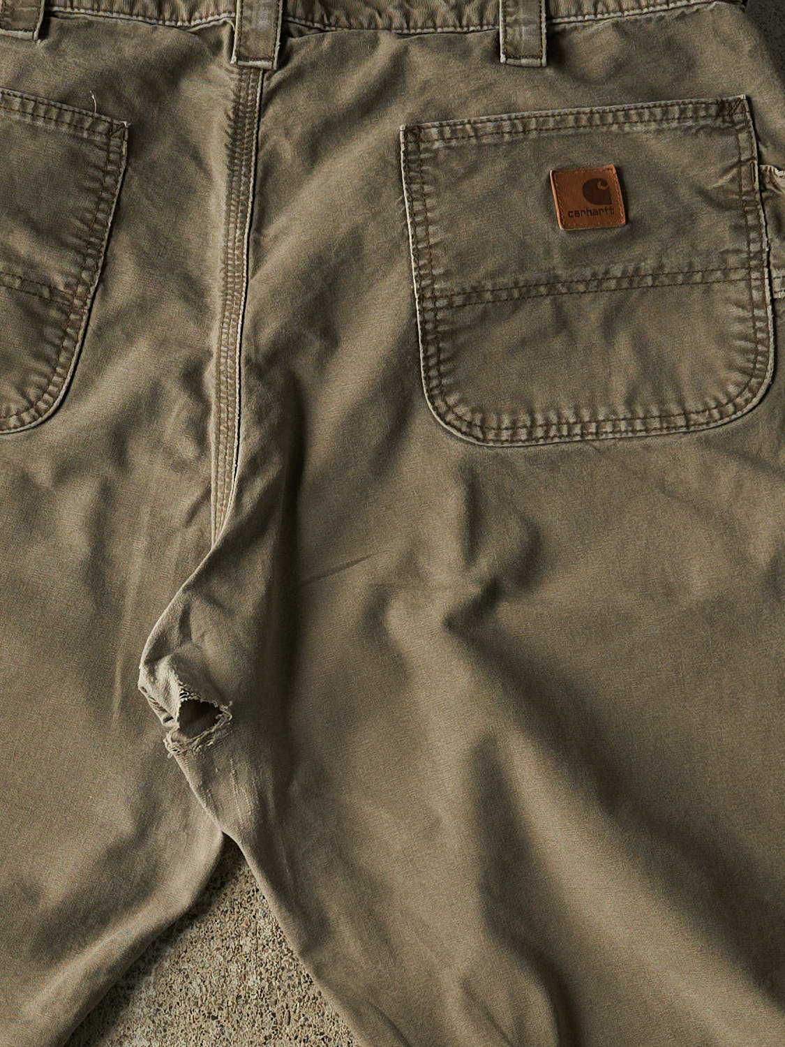 Vintage 90s Brown Carhartt Carpenter Pants (37x28)