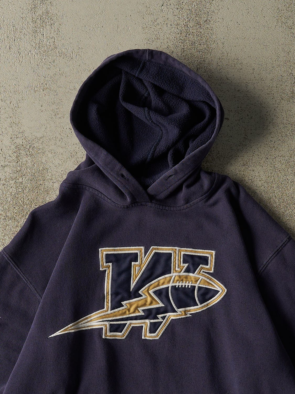 Vintage Y2K Navy Blue Winnipeg Blue Bombers Hoodie (M)