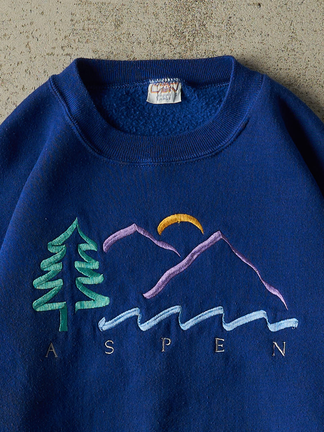 Vintage 80s Blue Aspen Crewneck (S/M)