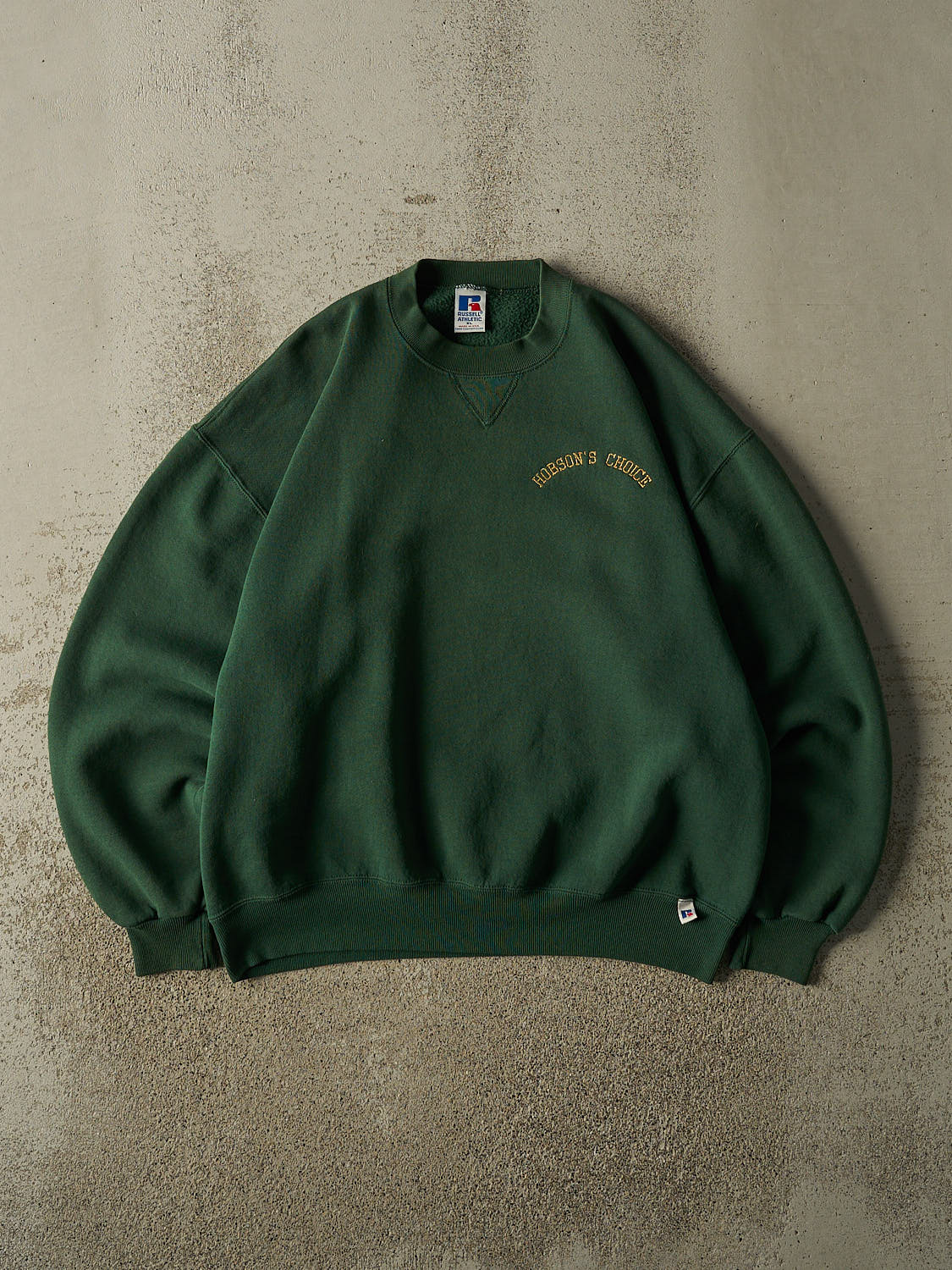Vintage 90s Green Russell Athletics Hobsons Choice Crewneck (L/XL)