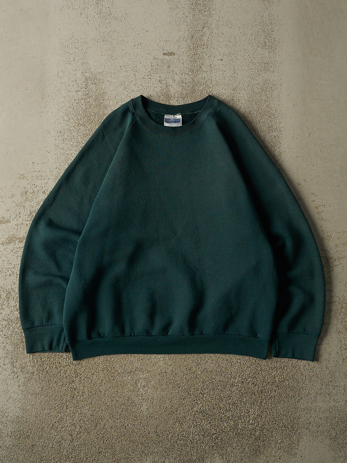 Vintage 80s Green Blank Crewneck (M/L)