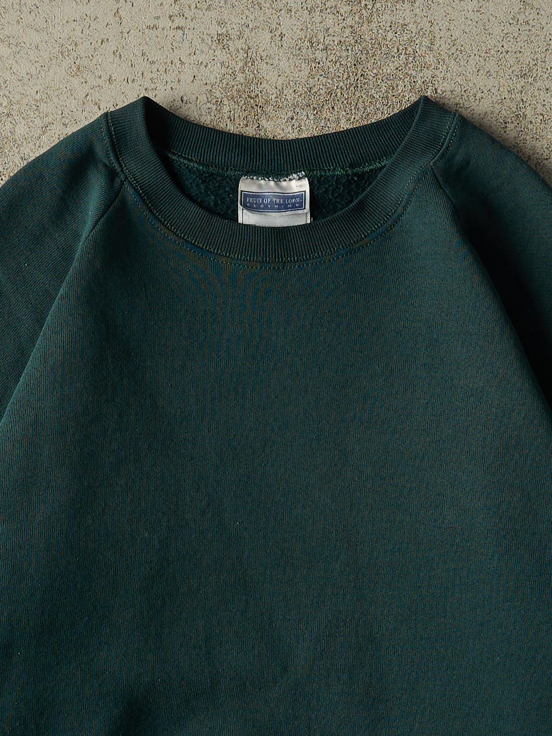 Vintage 80s Green Blank Crewneck (M/L)