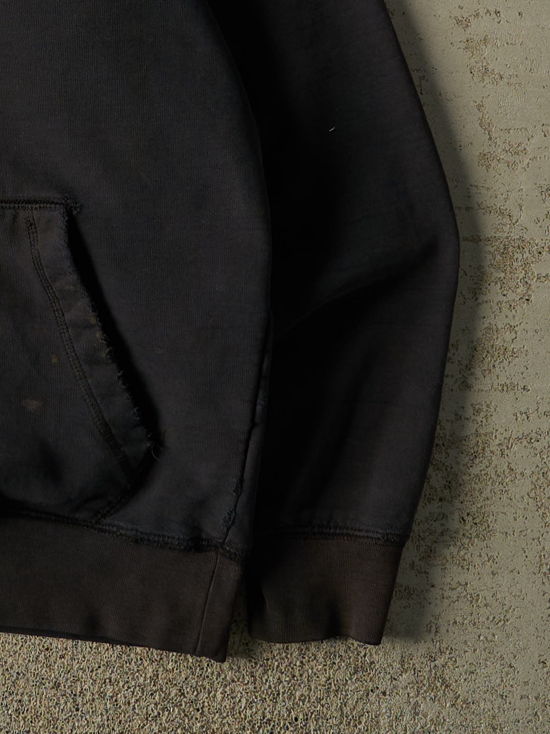 Vintage Y2K Faded Black Browning Embroidered Hoodie (S/M)