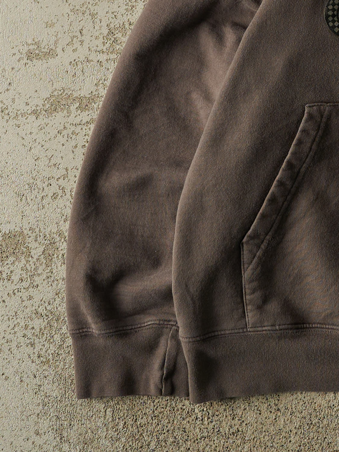 Vintage Y2K Charcoal Grey Adidas Logo Hoodie (S/M)