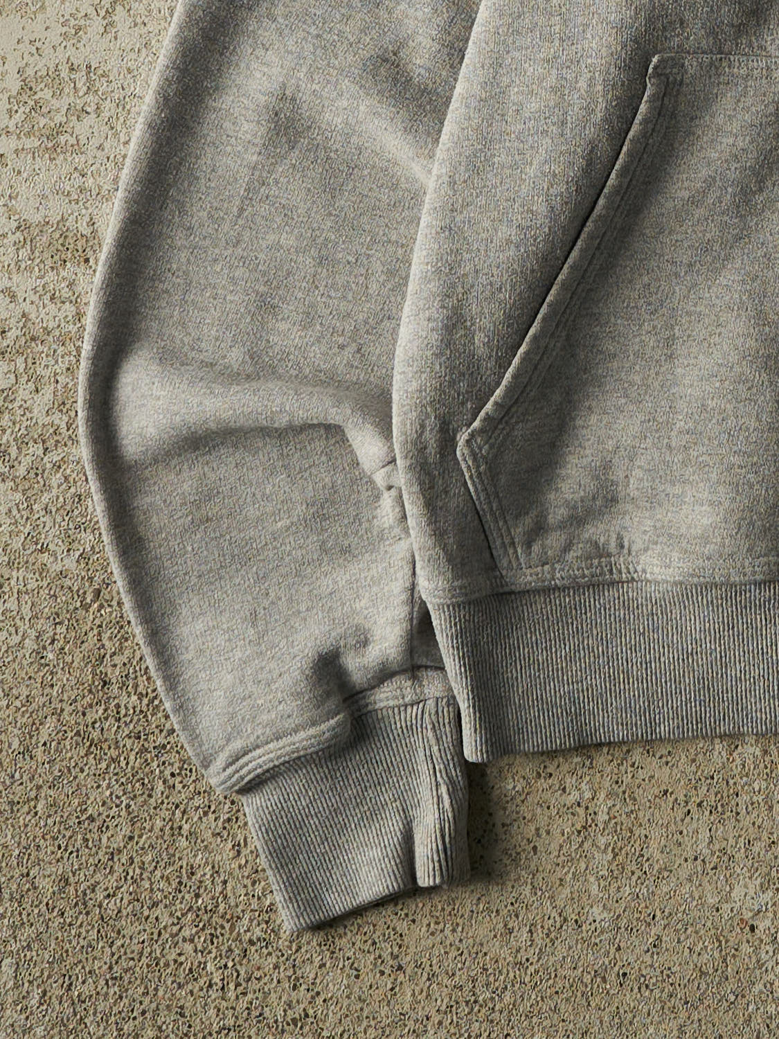 Vintage Y2K Grey Champion Embroidered Hoodie (S)