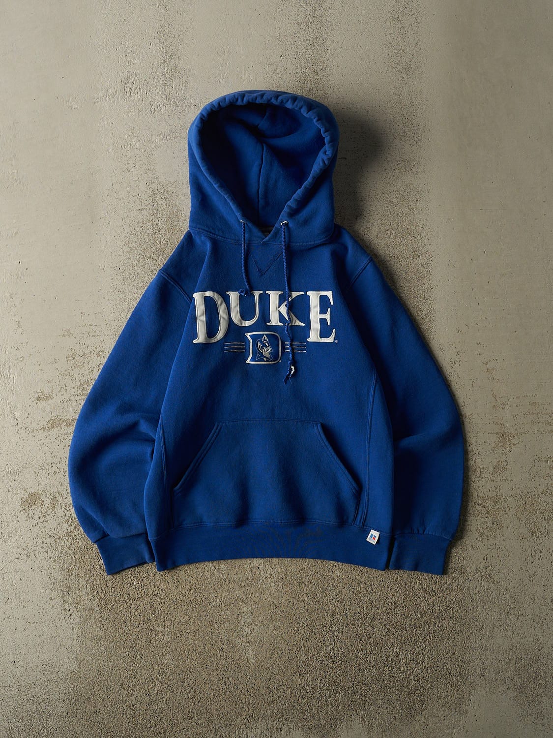 Vintage Y2K Blue Russell Athletic Duke University Hoodie (XS/S)