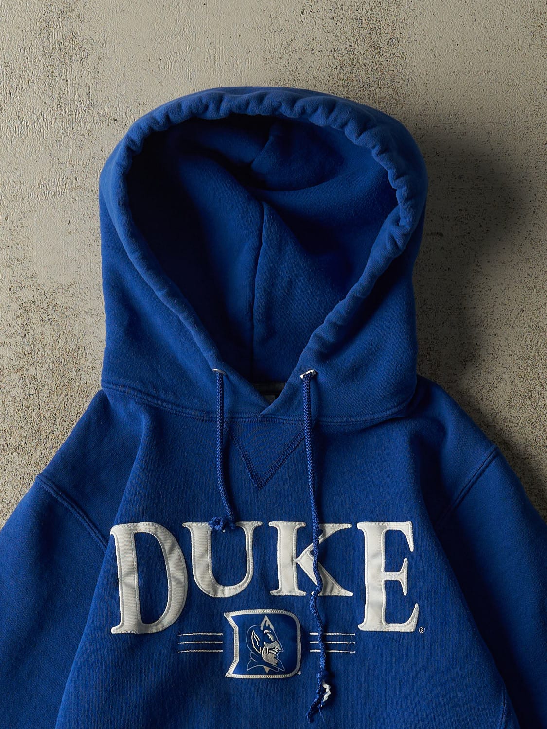 Vintage Y2K Blue Russell Athletic Duke University Hoodie (XS/S)
