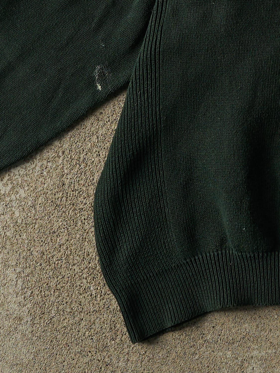 Vintage Y2K Green Nautica Embroidered Knit (XL)