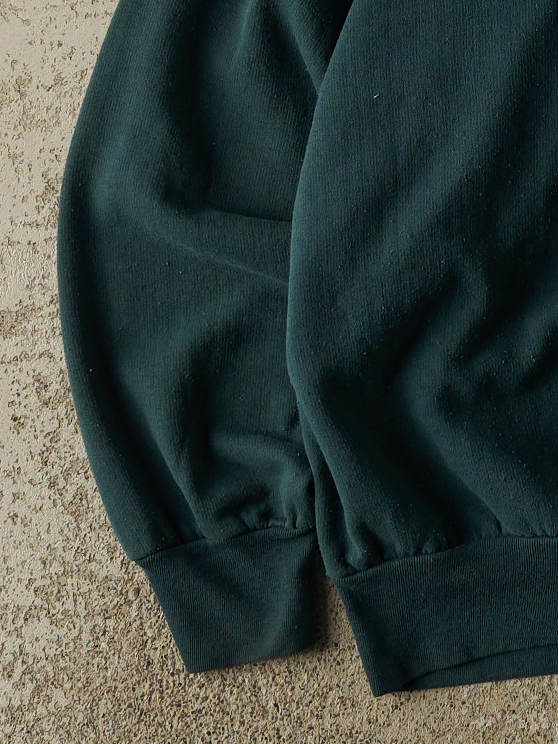 Vintage 80s Green Fila Embroidered Turtle Neck Sweater (M)