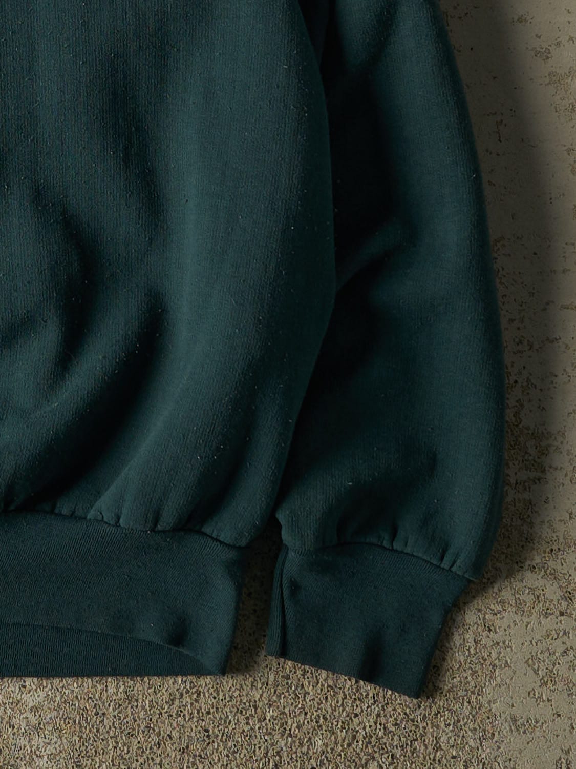Vintage 80s Green Fila Embroidered Turtle Neck Sweater (M)