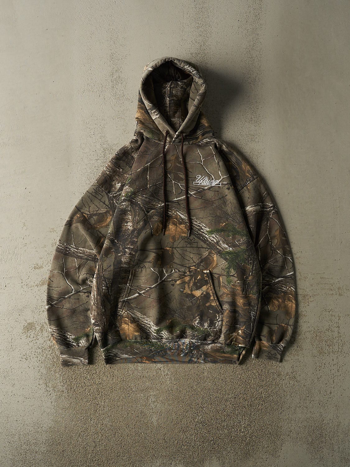 Vintage Y2K Camo Russell Athletic x Realtree Embroidered Hoodie (L/XL)