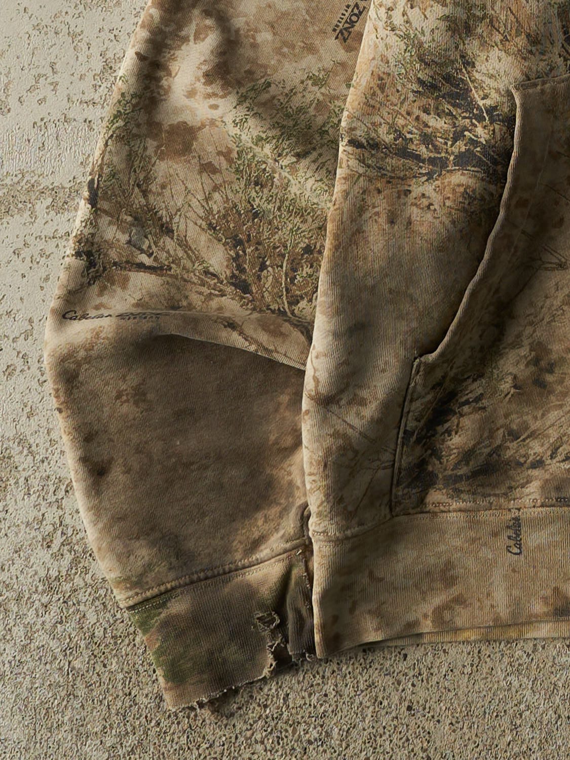 Vintage 90s Camo Cabela's Embroidered Hoodie (M)