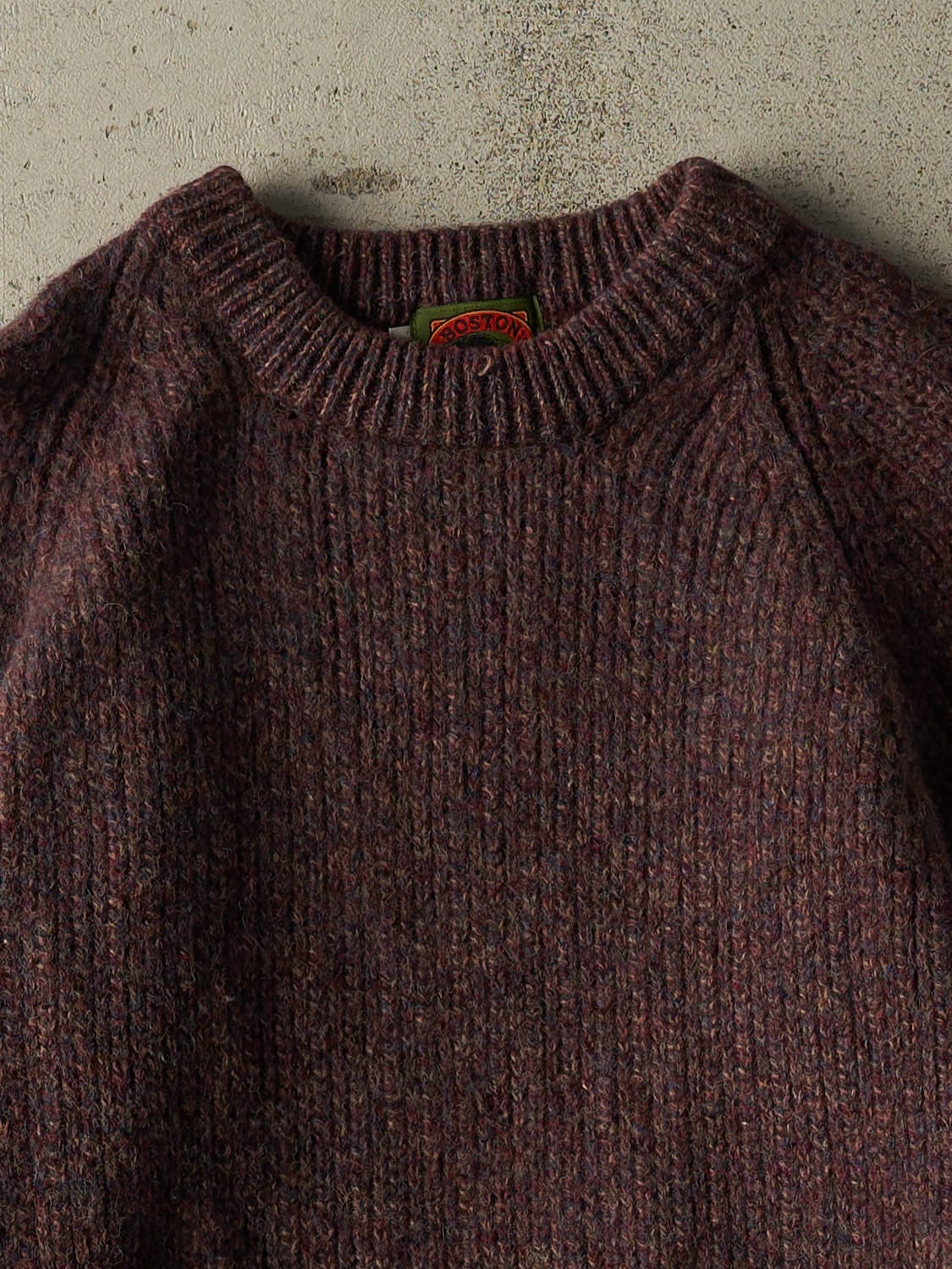 Vintage 90s Burgundy Knit (S/M)