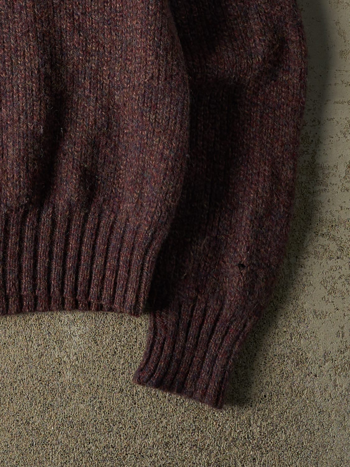 Vintage 90s Burgundy Knit (S/M)