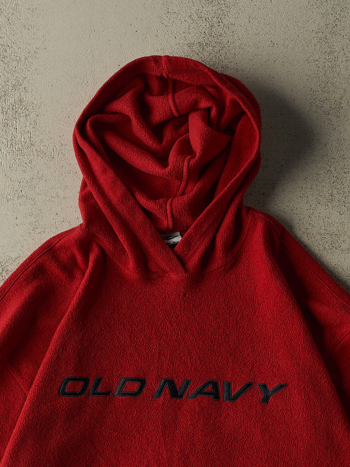 Vintage Y2K Red Old Navy Fleece Hoodie (XL/XXL)