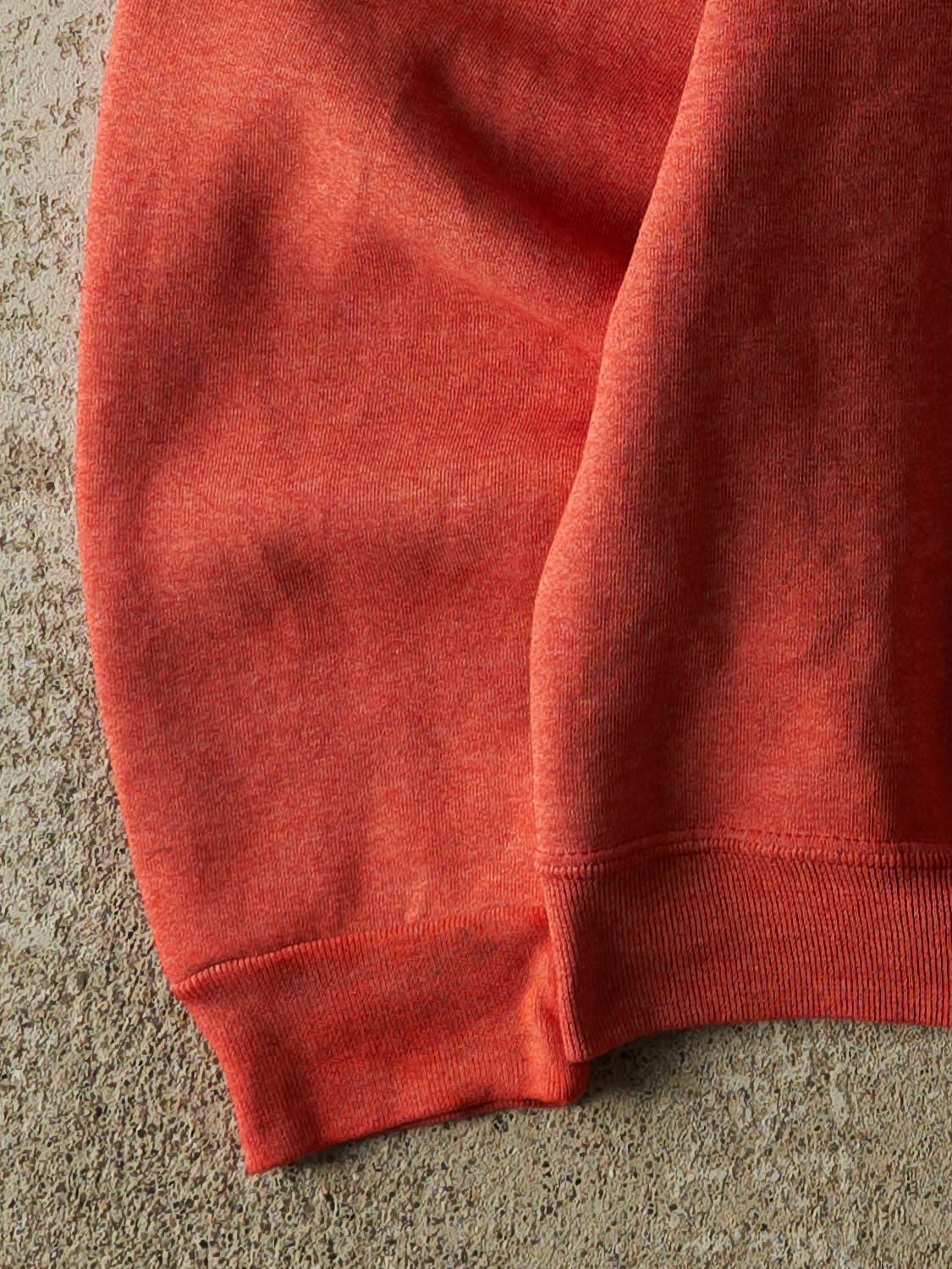 Vintage Y2K Sun Faded Red Russell Athletic Blank Crewneck (XS)