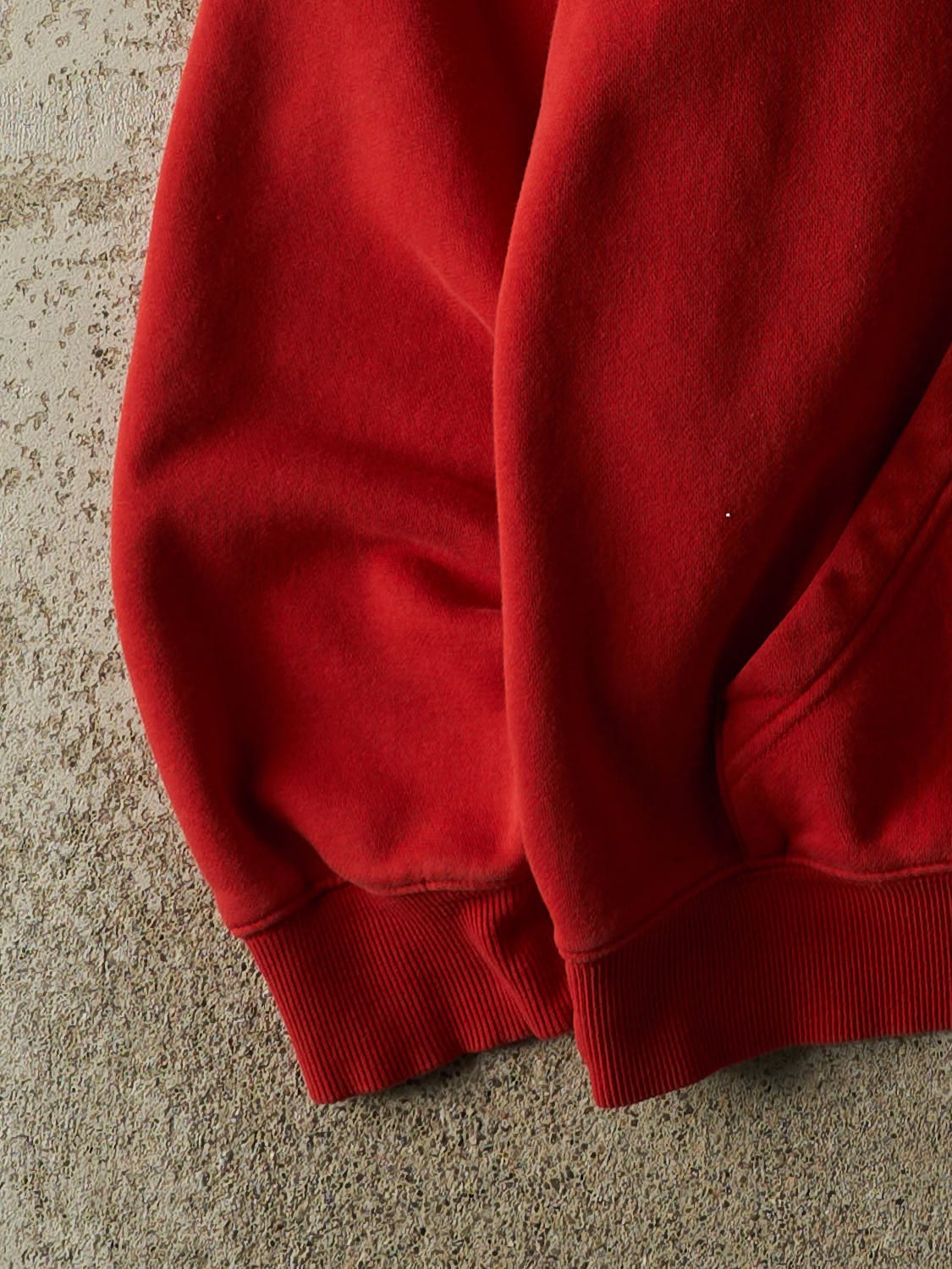 Vintage 90s Red Adidas Embroidered Hoodie (XL/XXL)
