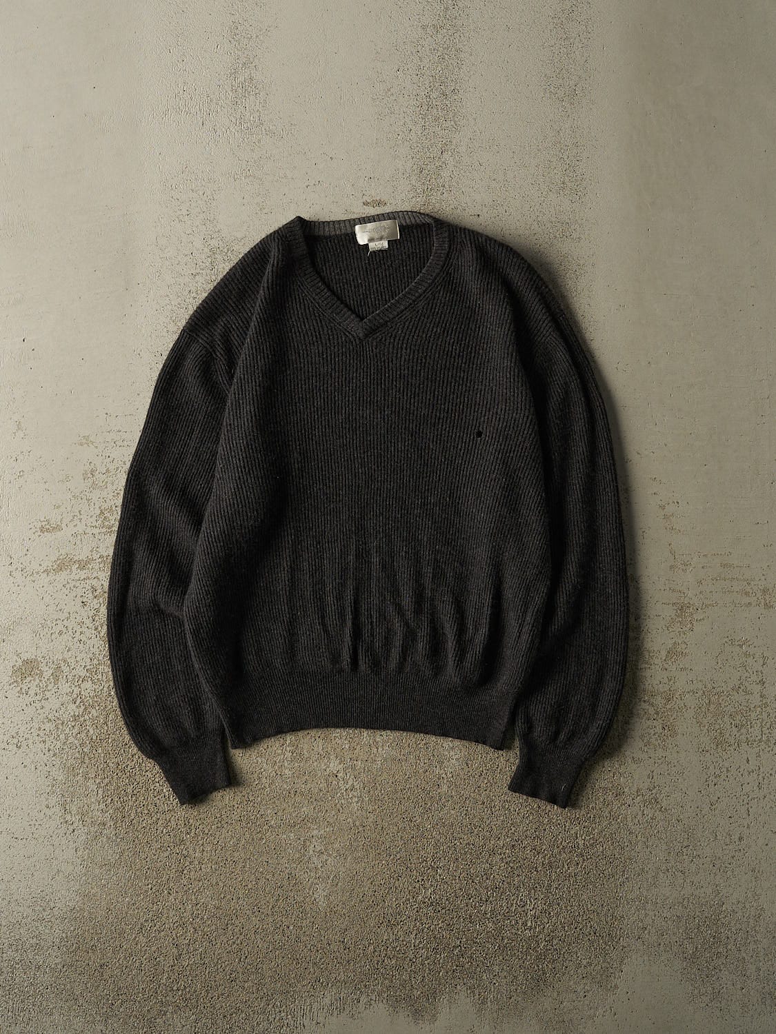 Vintage Y2K Charcoal Grey Cashmere Knit (M/L)
