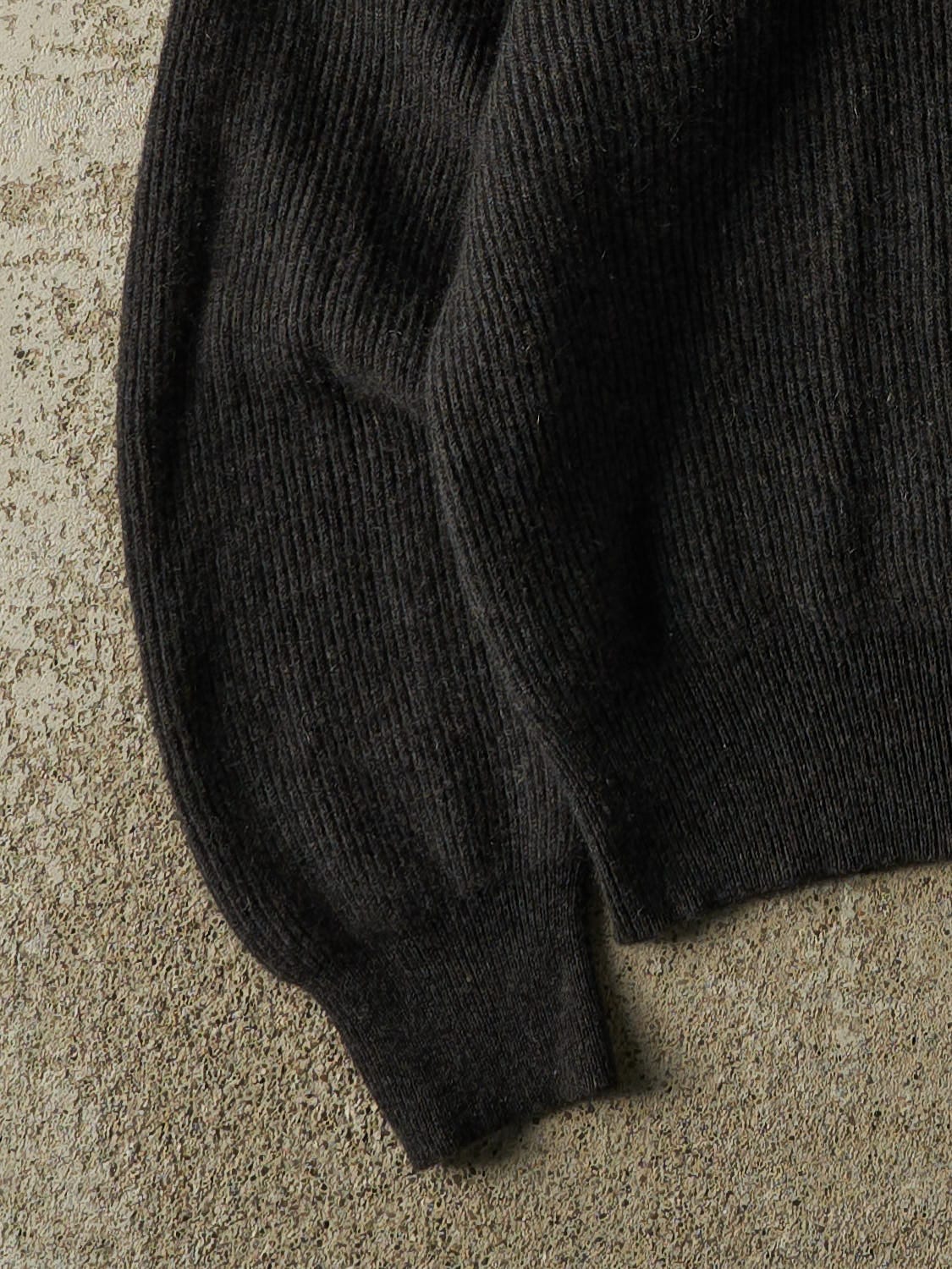 Vintage Y2K Charcoal Grey Cashmere Knit (M/L)