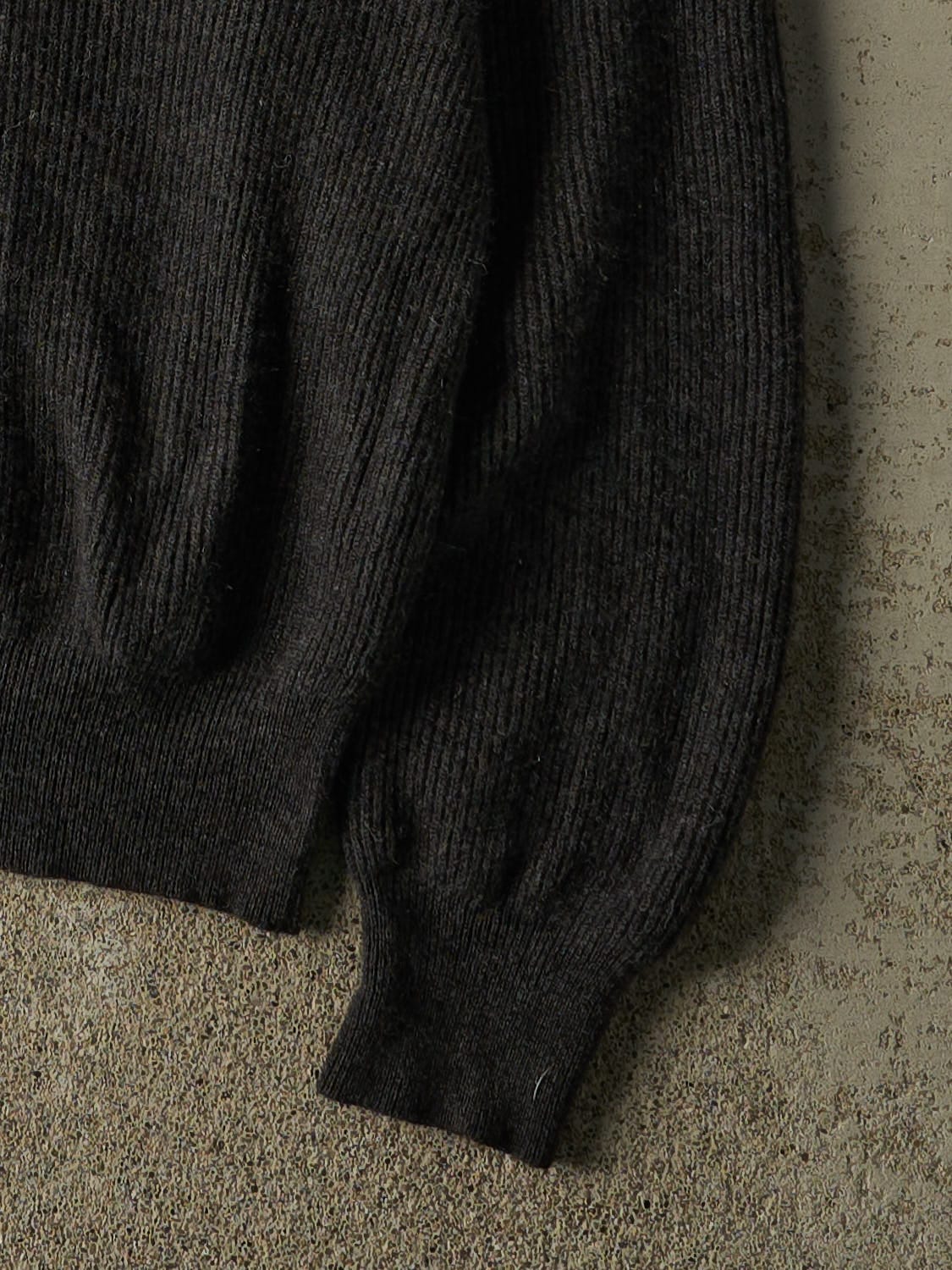 Vintage Y2K Charcoal Grey Cashmere Knit (M/L)