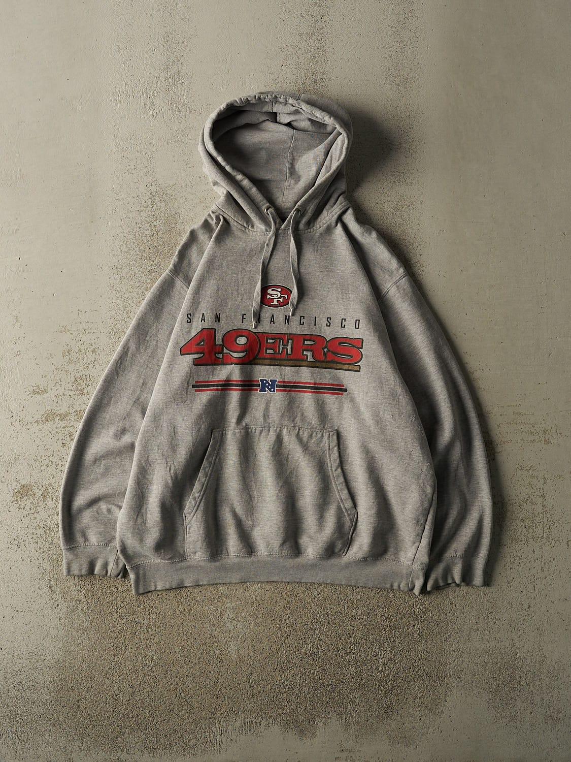 Vintage Y2K Grey San Francisco 49ers Hoodie (XL/XXL)