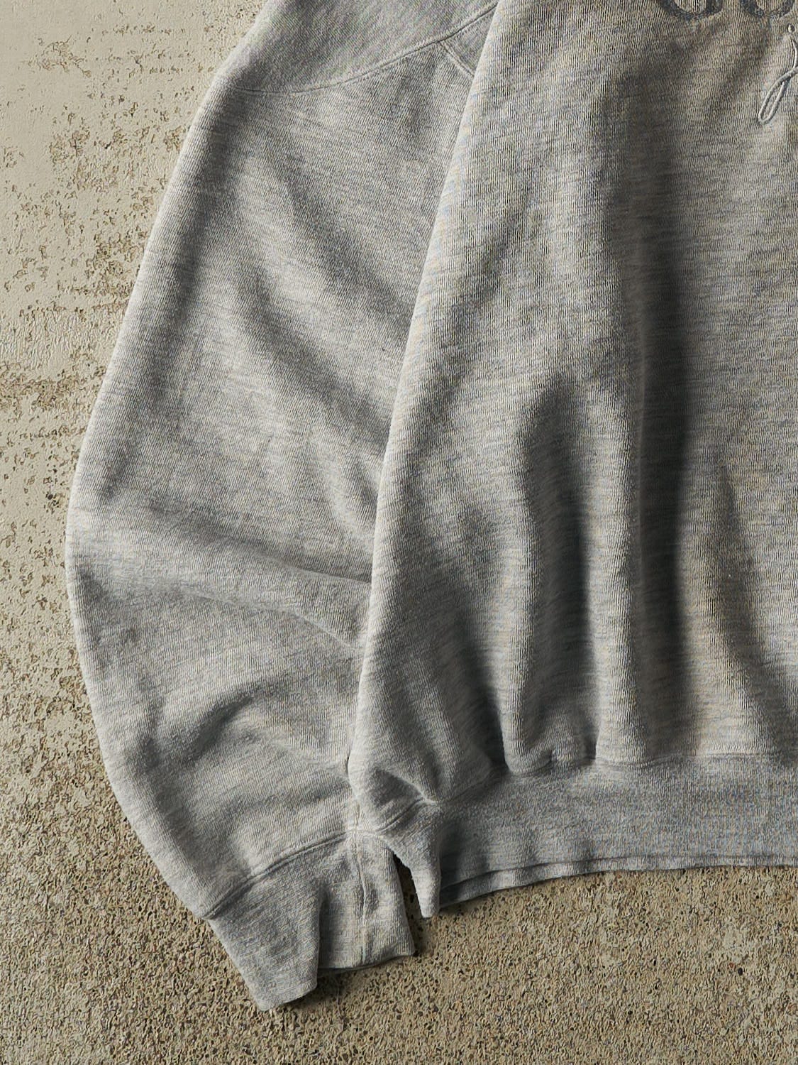 Vintage 90s Grey Guess Jeans Embroidered Hoodie (XS/S)