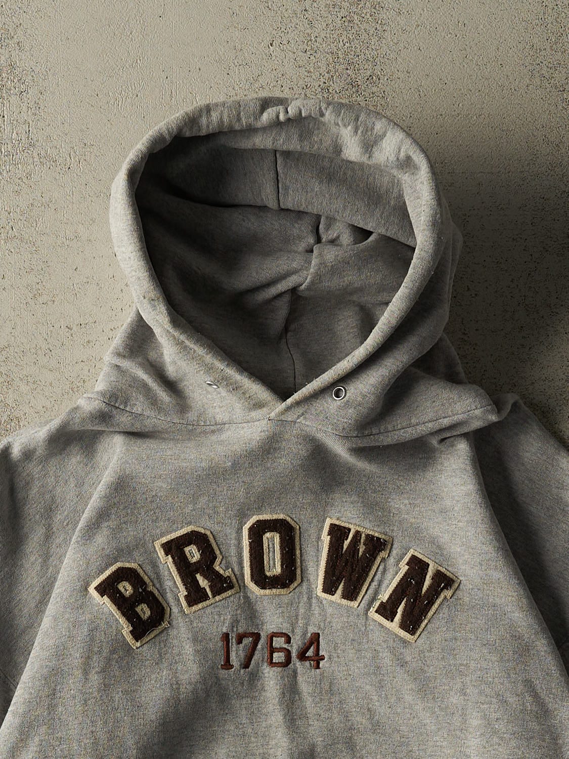 Vintage 90s Grey Brown University Champion Hoodie (L/XL)