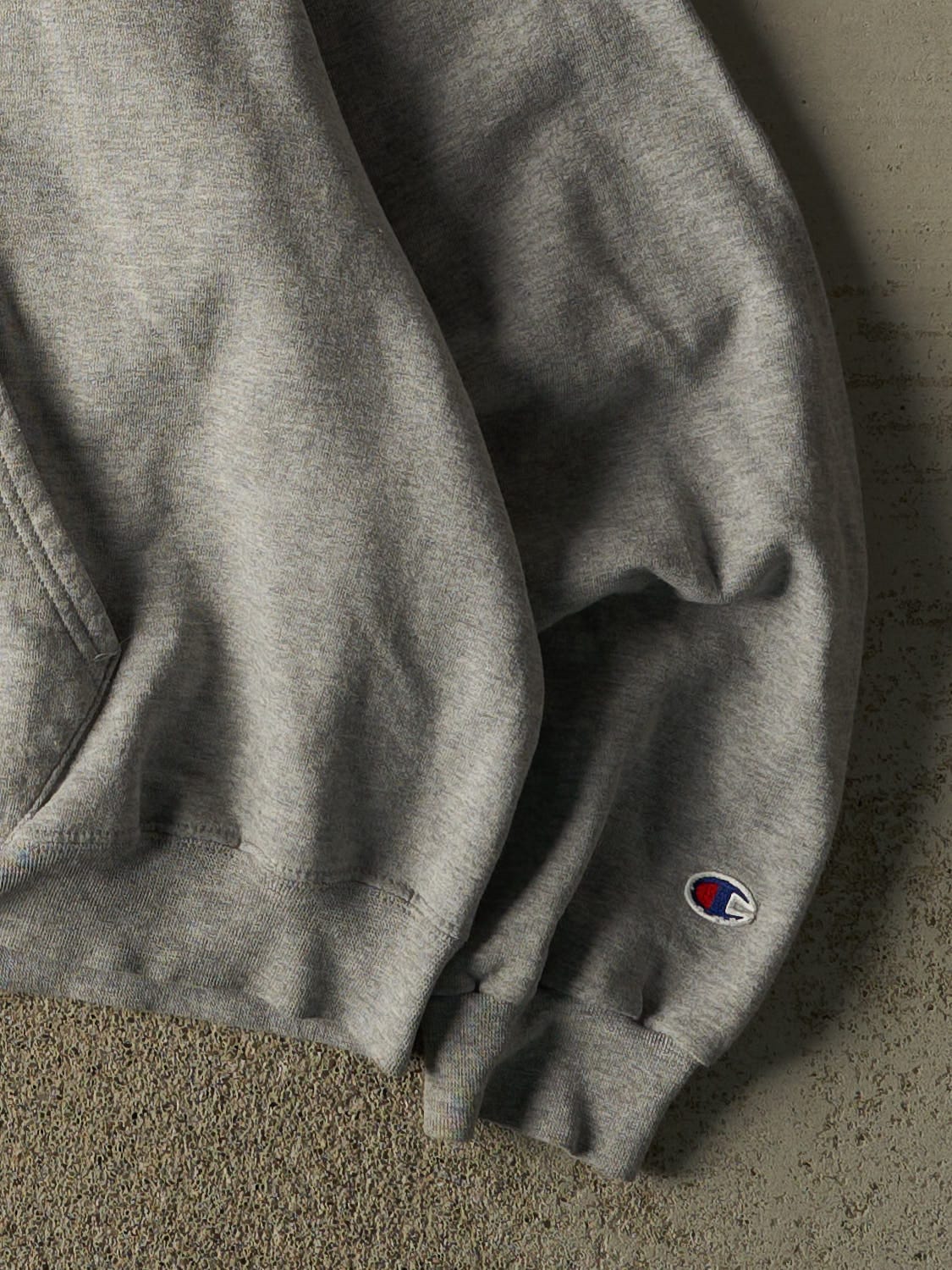 Vintage 90s Grey Brown University Champion Hoodie (L/XL)