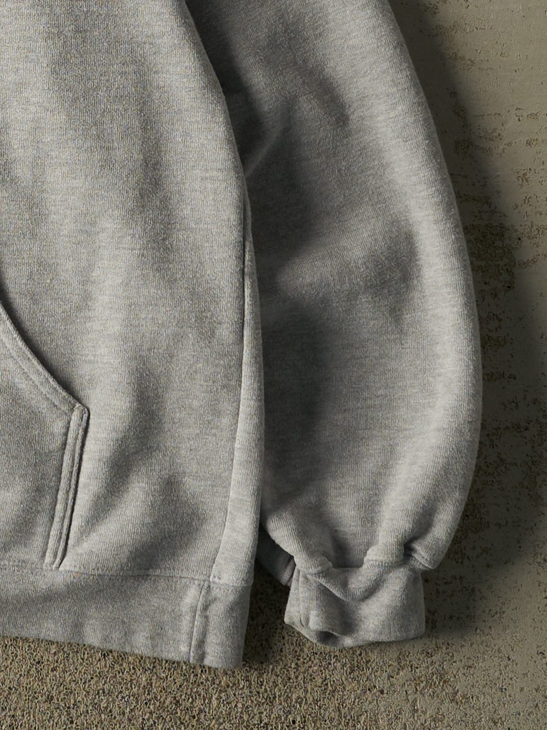 Vintage Y2K Grey Green Bay Packers Super Bowl Champions Hoodie (L/XL)
