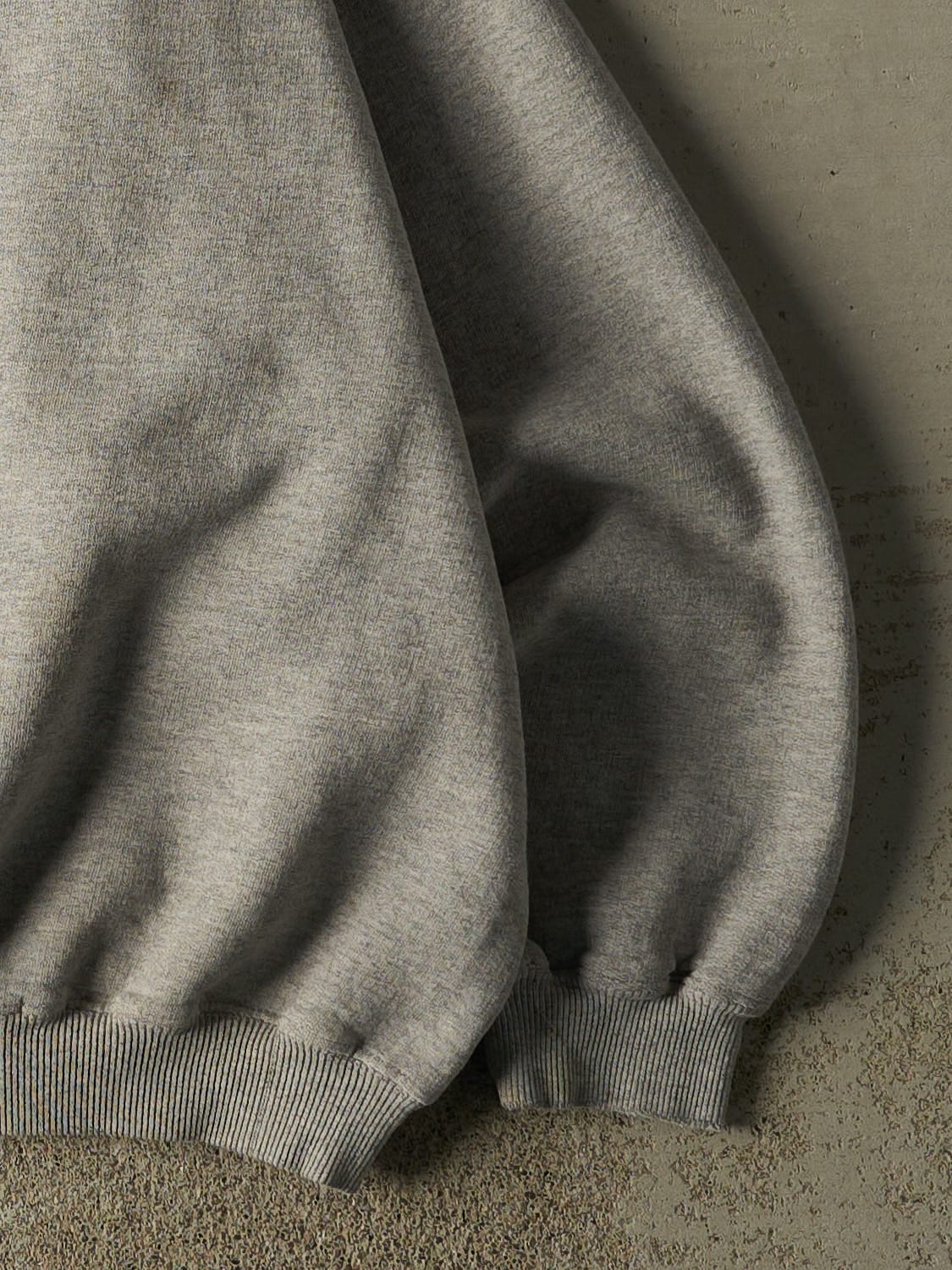 Vintage 90s Grey Nike Embroidered Swoosh Crewneck (XL/XXL)
