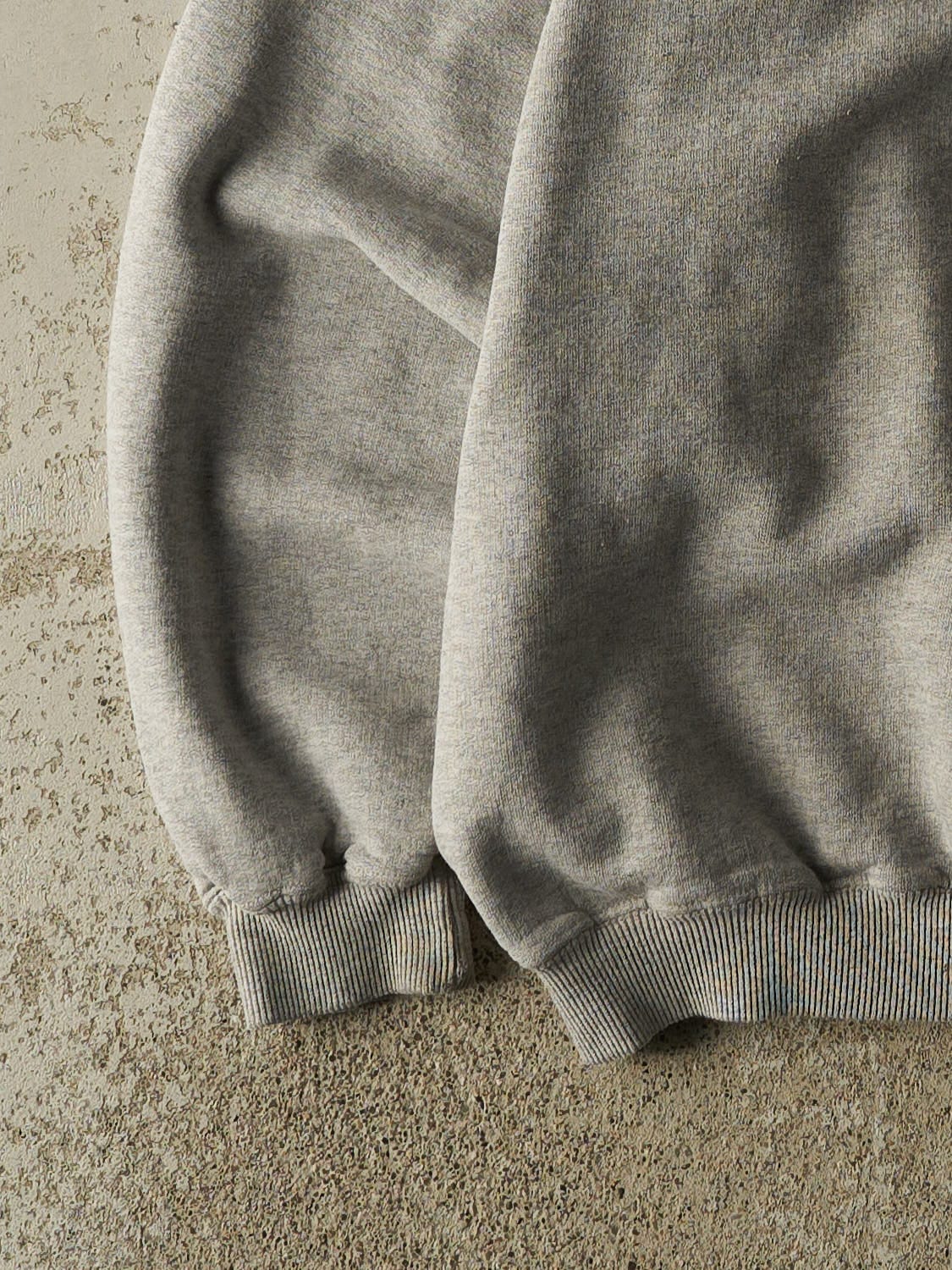 Vintage 90s Grey Nike Embroidered Swoosh Crewneck (XL/XXL)