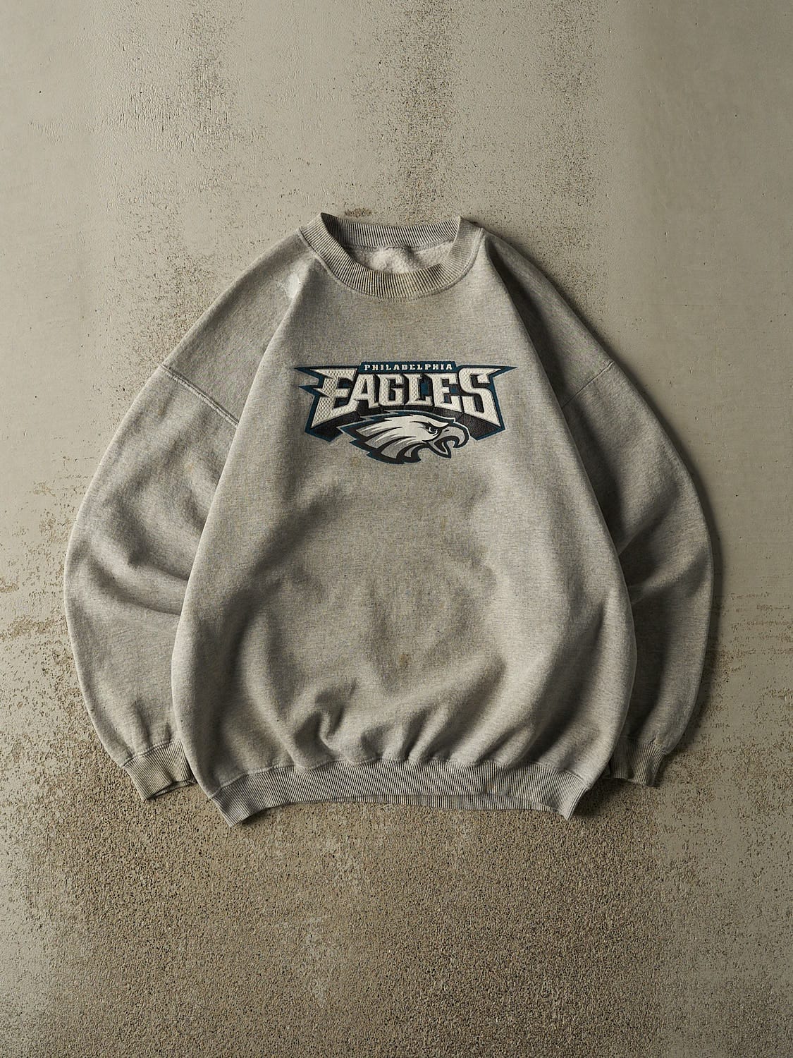 Vintage Y2K Grey Philadelphia Eagles Crewneck (M/L)