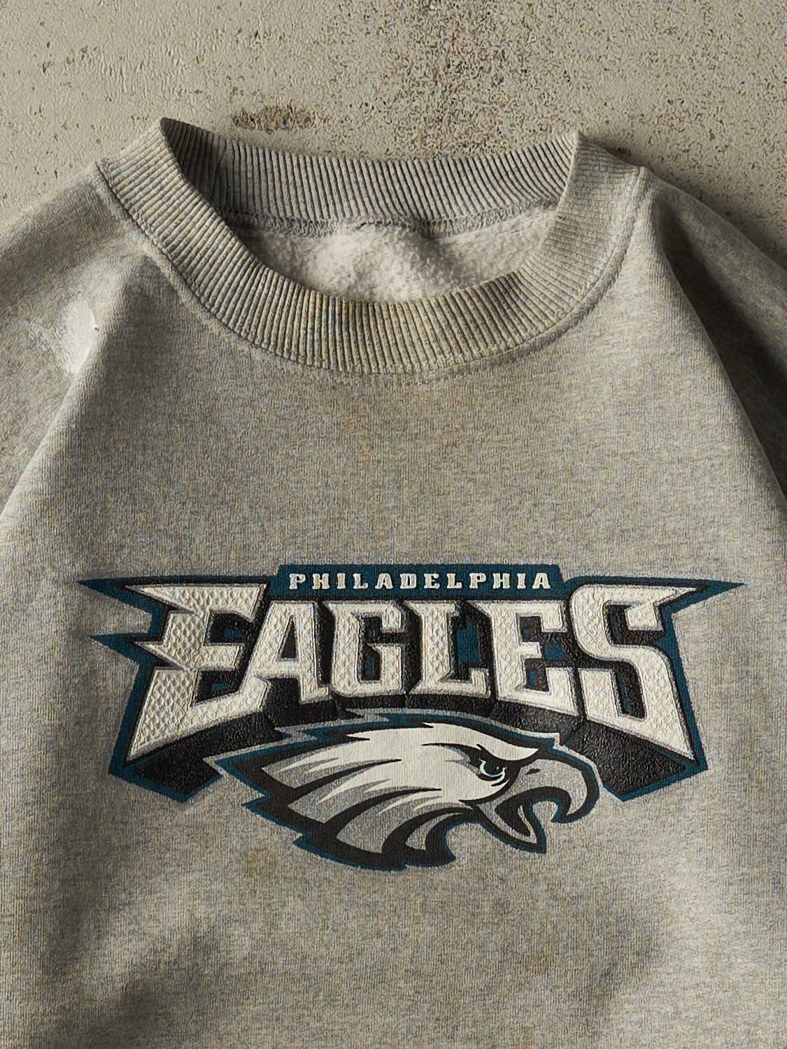 Vintage Y2K Grey Philadelphia Eagles Crewneck (M/L)