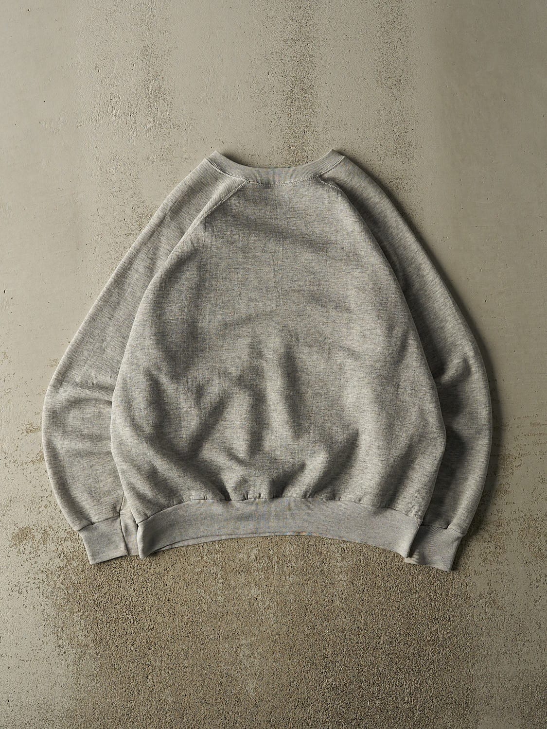 Vintage 80s Heather Grey Blank Crewneck (L/XL)