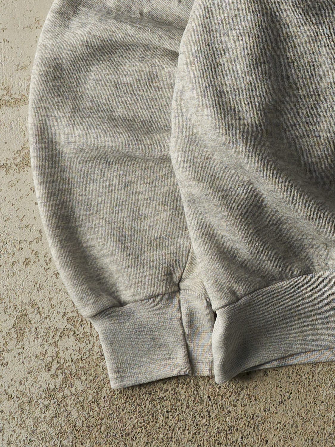 Vintage 80s Heather Grey Blank Crewneck (L/XL)