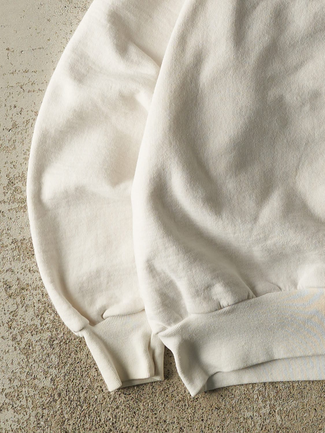 Vintage 90s White Carleton University Crewneck (XS/S)