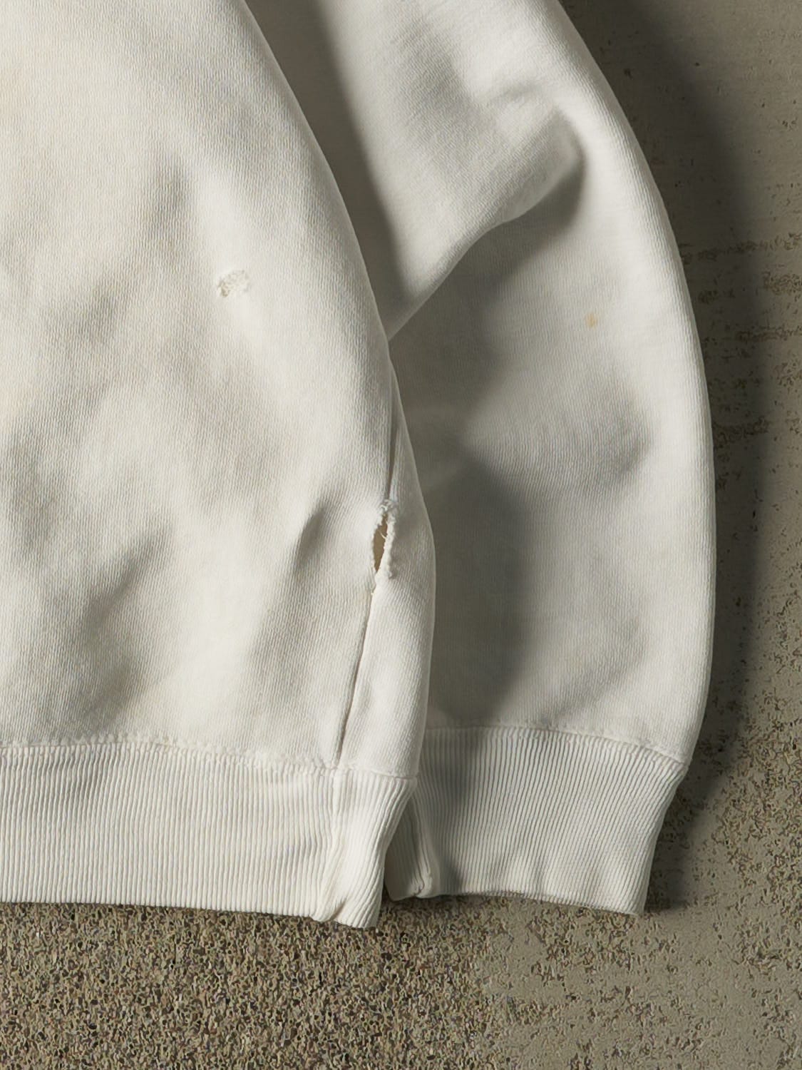 Vintage 90s White Del Mar Crewneck (M)