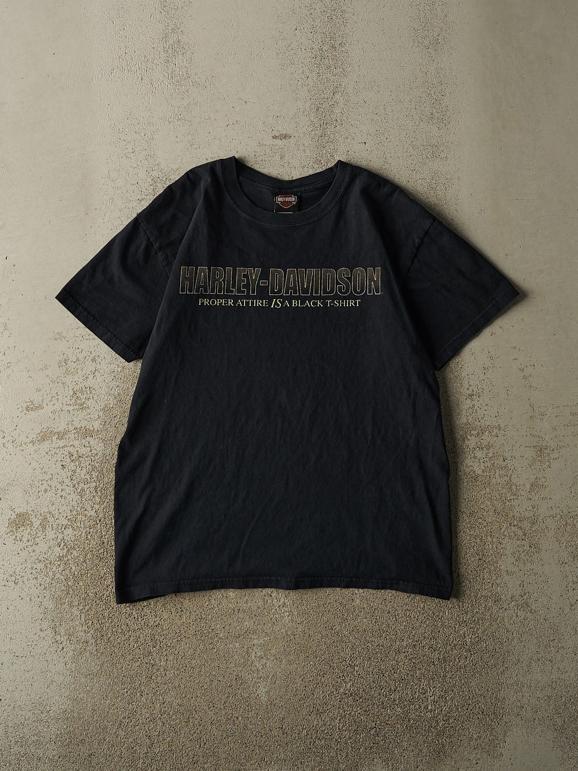 Vintage 10' Faded Black Harley Davidson Baltimore MD Tee (L)