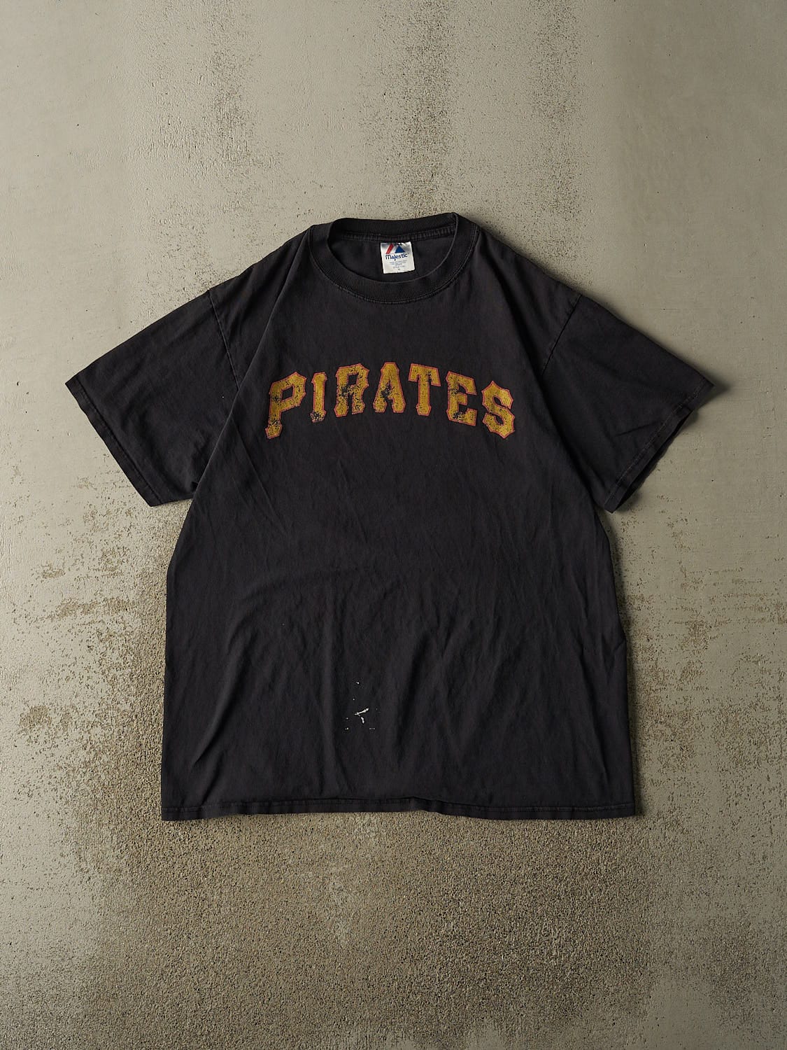 Vintage Y2K Faded Black Pittsburgh Pirates #38 Jason Bay Player Tee (XL)