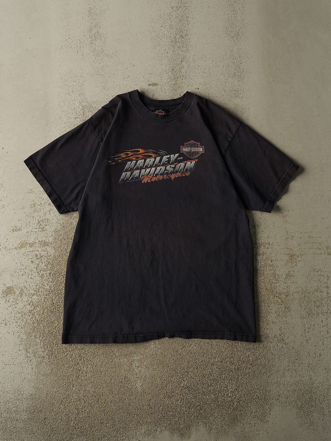 Vintage 05' Faded Black Harley Davidson Ottawa Tee (L/XL)