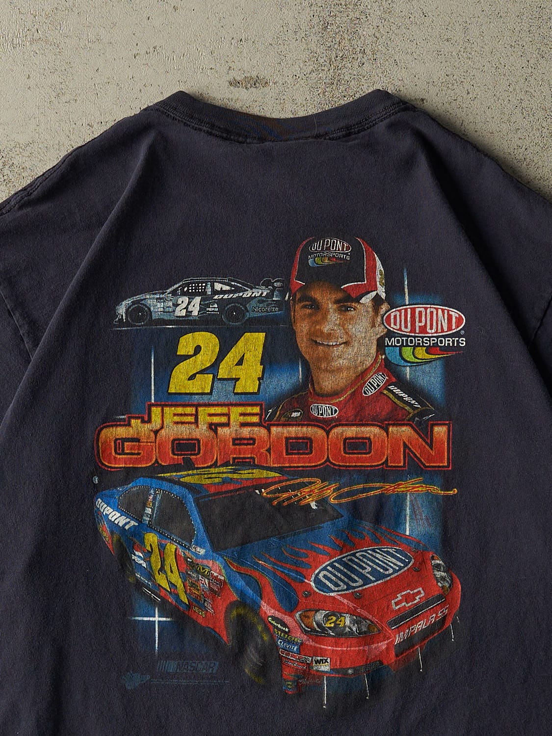 Vintage 08' Navy Blue Jeff Gordon Nascar Tee (L/XL)