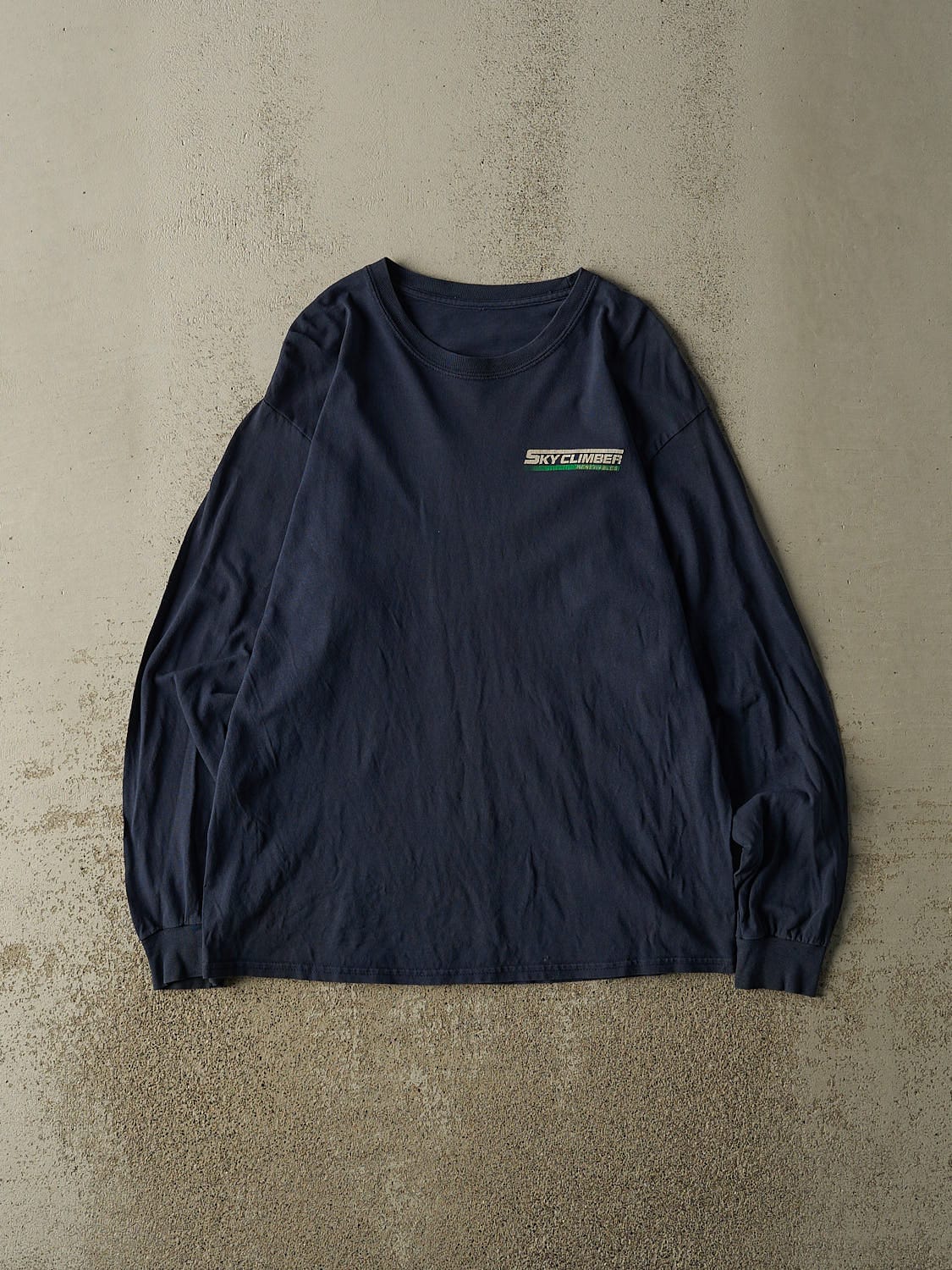 Vintage Y2K Navy Blue Sky Climber Long Sleeve (M/L)