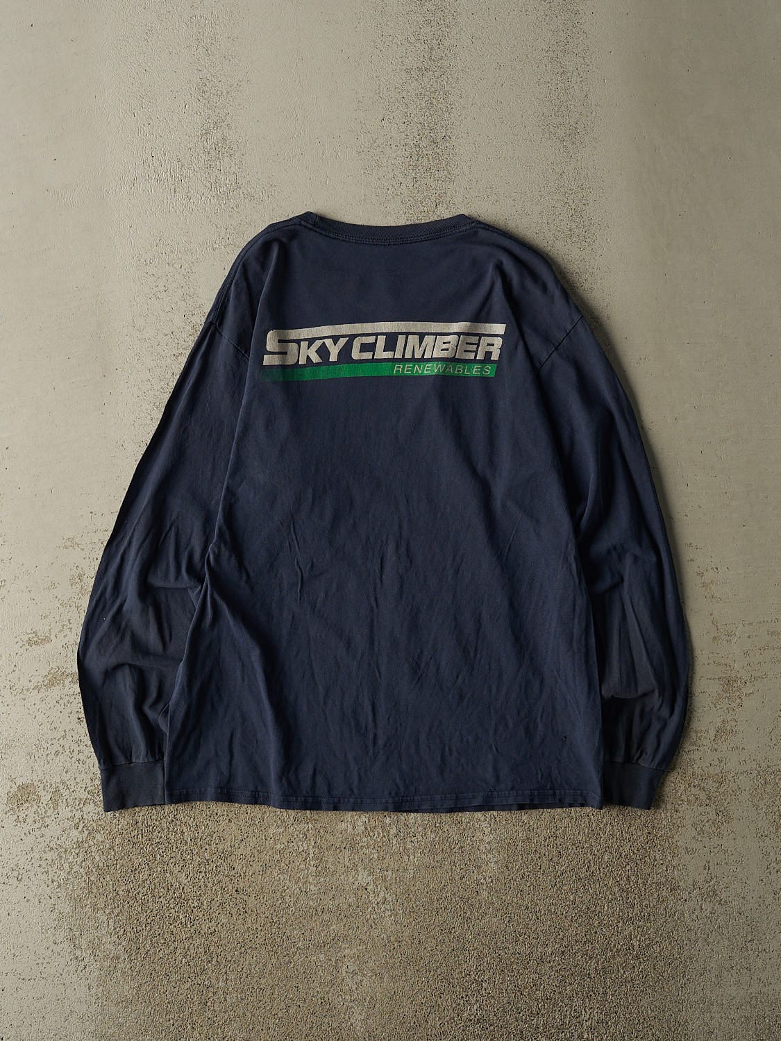 Vintage Y2K Navy Blue Sky Climber Long Sleeve (M/L)