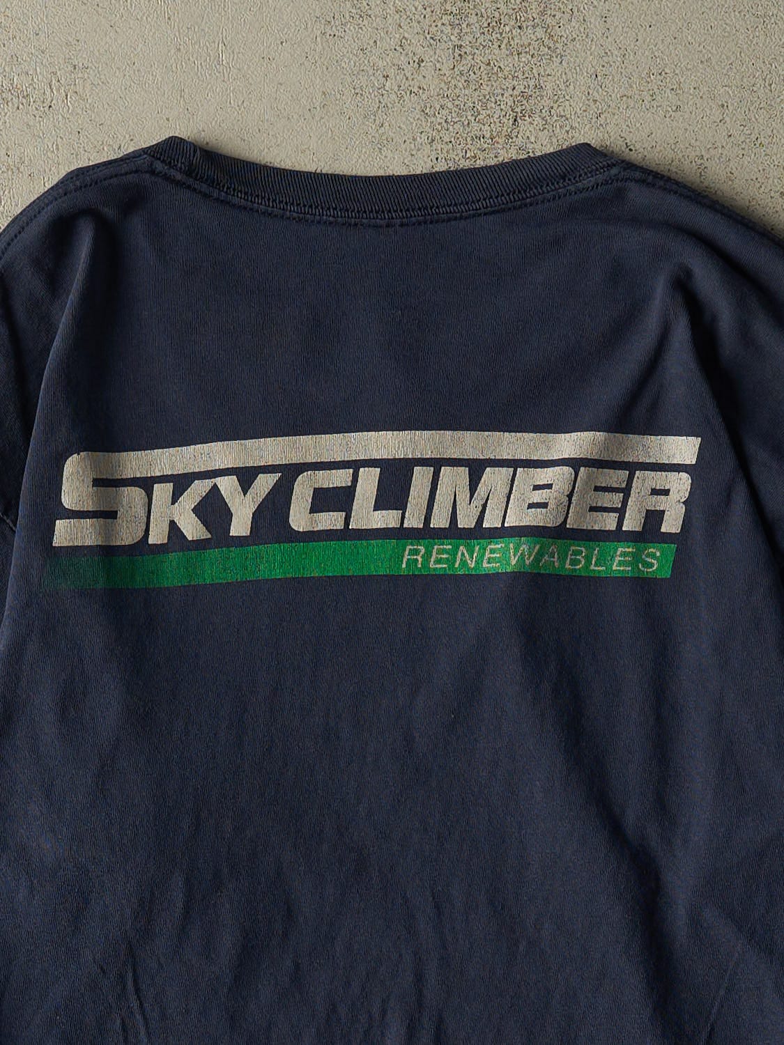 Vintage Y2K Navy Blue Sky Climber Long Sleeve (M/L)