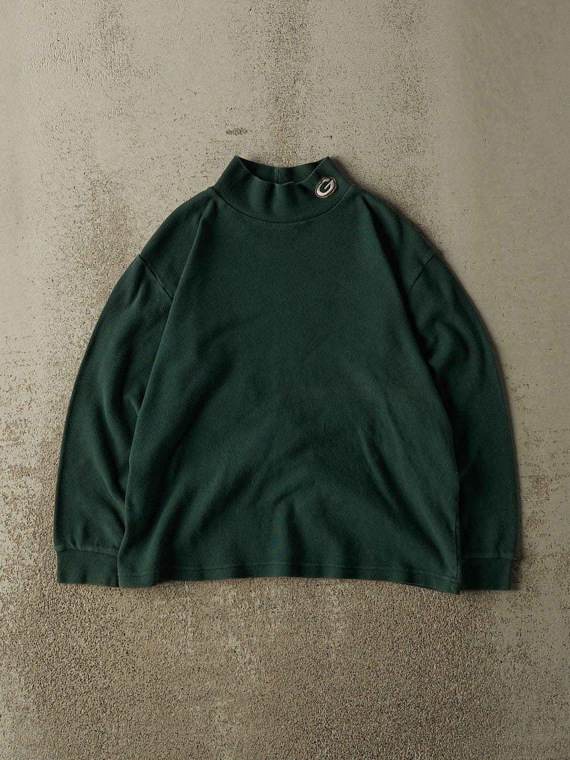 Vintage 90s Green Green Bay Packers Turtle Neck Long Sleeve (S)