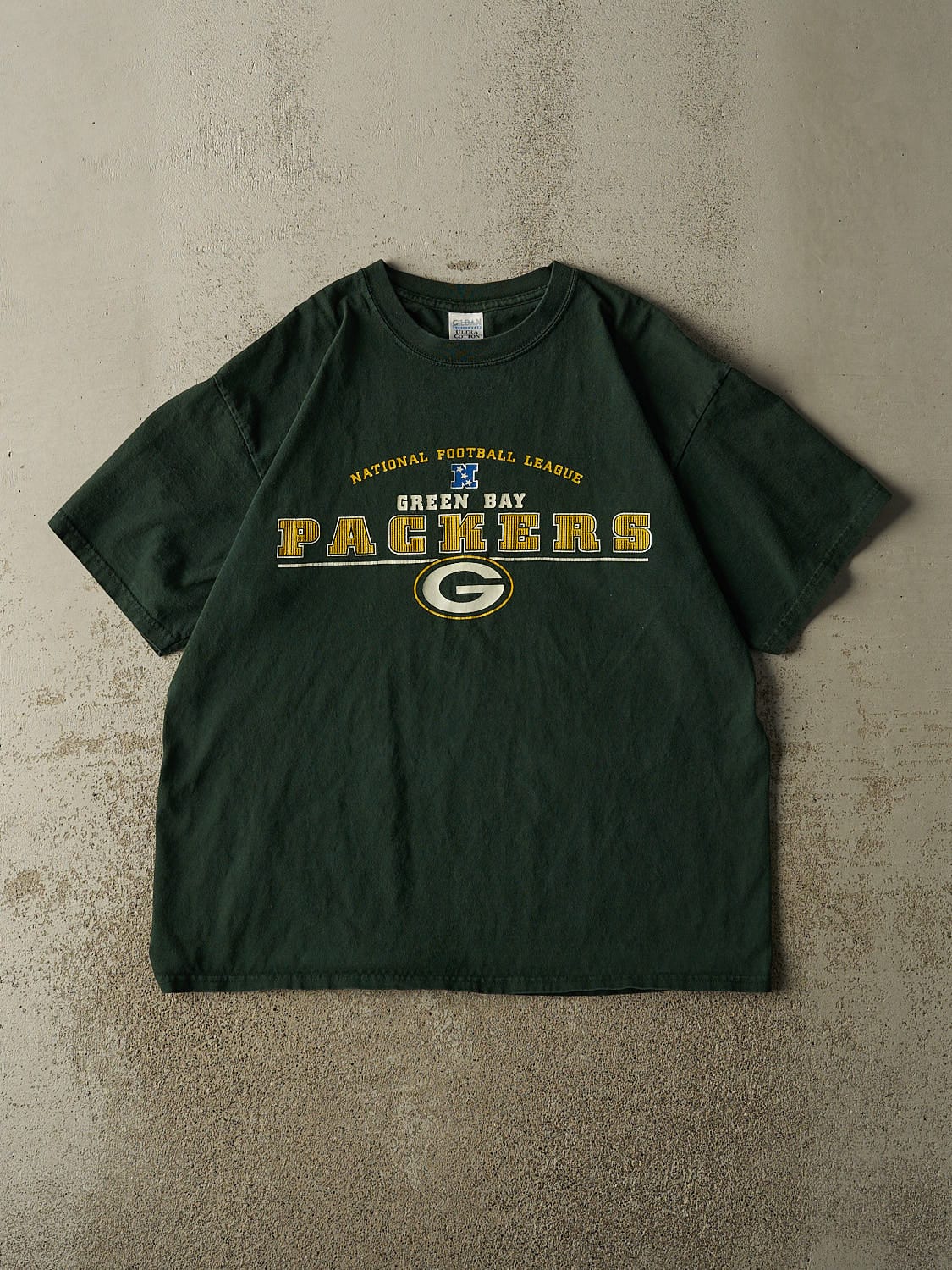 Vintage Y2K Green Green Bay Packers Tee (XL)